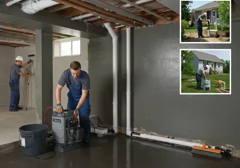 Basement Waterproofing and Flood Prevention process in Cherry Hill, VA